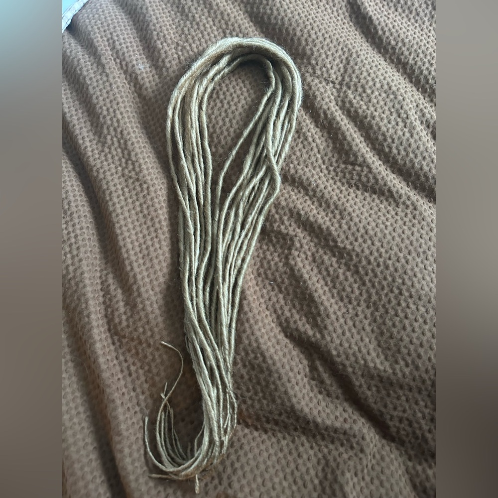 Neutral Beige/Tan Hair Dreadlock Extensions - Unbranded